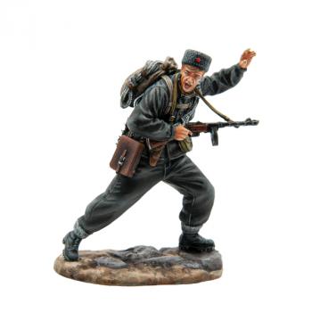 Image of Russian Mountain Troop Officer with PPSH41, The Battle of Stalingrad--single figure