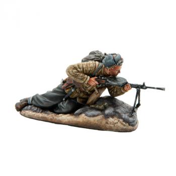 Image of Russian Mountain Troop with Degtyaryov MG, The Battle of Stalingrad--single figure lying with MG