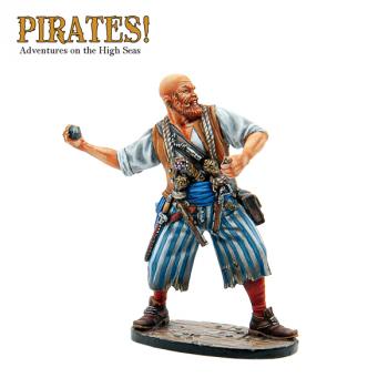 Pirate Throwing Grenade--single figure #0