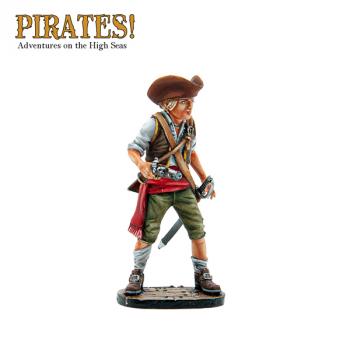Image of Young Pirate Apprentice--single figure with flintlock and cutlass