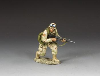 Crouching Ranger Moving Forward--single 1990s-era figure #0