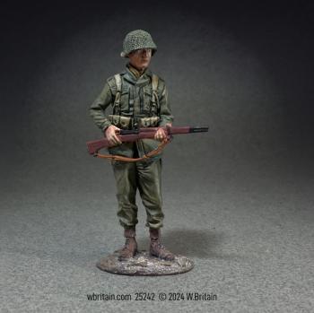 U.S. Infantryman with M1 Garand, 1944-45--single standing figure #0