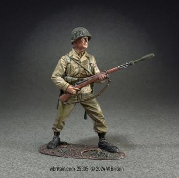 U.S. Infantryman with Grenade Launcher, 1944-45--single figure with loaded M7 grenade launcher #0