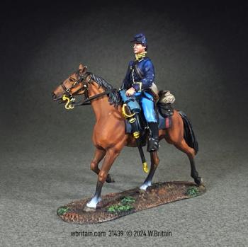 Union Cavalry Trooper at the Trot, No.1--single mounted figure #0