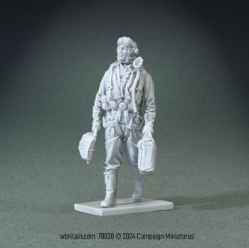 RAF Bomber Pilot, 1940-45 Kit--1/30 Scale Resin and Metal Kit; Unpainted, Unassembled #0