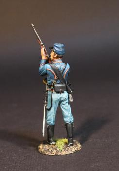 Image of Standing Ready Dismounted Trooper, 2nd U.S. Cavalry Regiment, The Army of the Potomac, The Battle of Brandy Station, June 9th, 1863, The American Civil War, 1861-1865--single figure