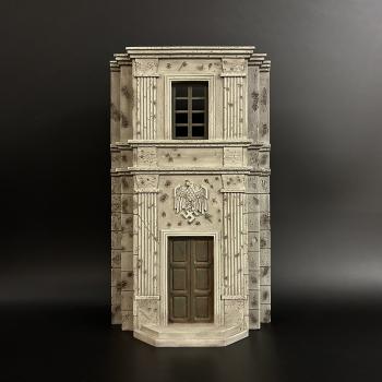 German Command Building (Only One)--24.5cm (h) x 15cm (w) x 6cm (d). #0