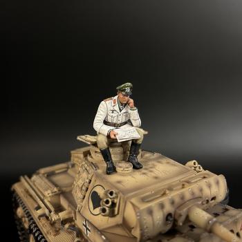 Erwin Rommel Sitting on a Tank, Feldherrnhalle Series--single seated figure #0