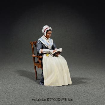 Phillis Wheatley, American Author and Poet--single seated figure with chair #0