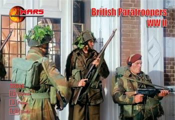 Image of WWII British Paratroopers--15 figures in 8 poses--AWAITING RESTOCK.