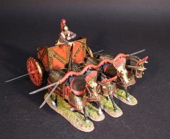 Image of Persian Scythed Chariot (RED), The Achaemenid Persian Empire, Armies and Enemies of Ancient Greece and Macedonia