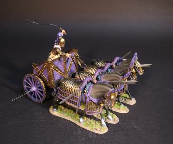 Image of Persian Scythed Chariot (PURPLE), The Achaemenid Persian Empire, Armies and Enemies of Ancient Greece and Macedonia