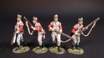 Four British Marines, The Assault on the Redoubt at Breeds Hill, The Battle of Bunker Hill, June 17th 1775, The American War of Independence, 1775–1783--four figures #0