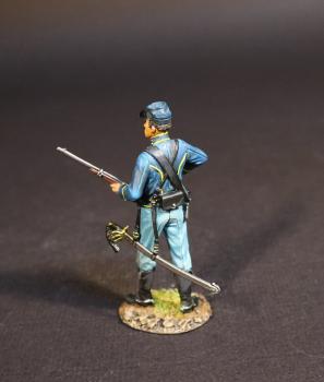 Image of Dismounted Trooper #36, Union Cavalry, The Army of the Potomac, The Battle of Brandy Station, June 9th, 1863, The American Civil War, 1861-1865--single foot figure