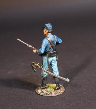 Image of Dismounted Trooper #36, 2nd U.S. Cavalry Regiment, The Army of the Potomac, The Battle of Brandy Station, June 9th, 1863, The American Civil War, 1861-1865--single foot figure