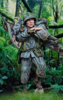 Image of We Were Soldiers Wounded Set--two Vietnam-era U.S. figures on single base 