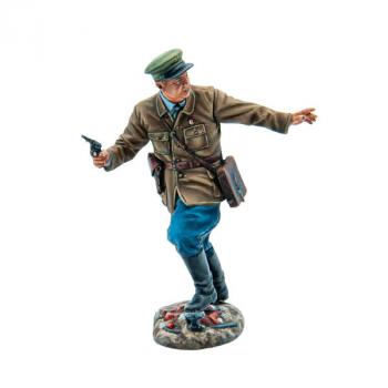 Russian Political Commissar Advancing with Pistol, The Battle of Stalingrad--single figure #0