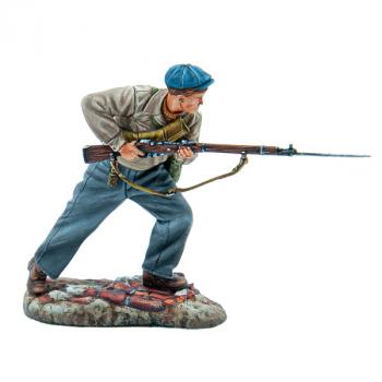 Russian Young Factory Worker with Mosin and Bayonet, The Battle of Stalingrad--single figure #0