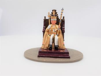 King Charles III Coronation Set--single seated figure and base #0