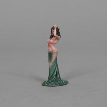 Image of Cynthia, Dancer in Green Gossamer Dress (Black Hair)--single figure -- FIVE IN STOCK!