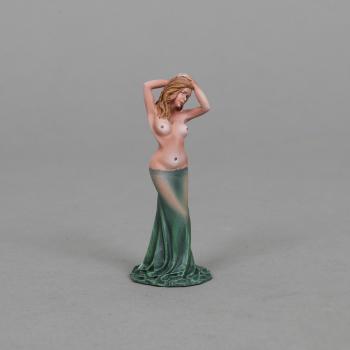 Image of Melinda, Dancer in Green Gossamer Dress (Blonde Hair)--single figure -- THREE IN STOCK!