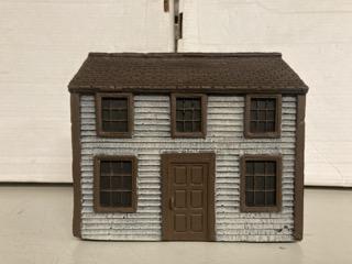 Colonial Saltbox Foam Building, WHITE #0