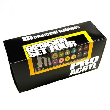 Pro Acryl Expansion Set #4--twelve 22mL bottles of Pro Acryl paint #49818