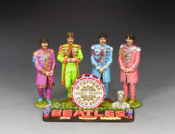 Image of "Four Lads from Liverpool"--four figures (The Beatles)