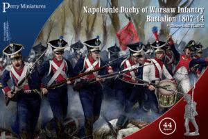 Image of Napoleonic Duchy of Warsaw Infantry Battalion 1807-14 - 6 Grenadiers, 6 Voltiguers, 8 Flank Company, and 16 Command/Fusiliers figures