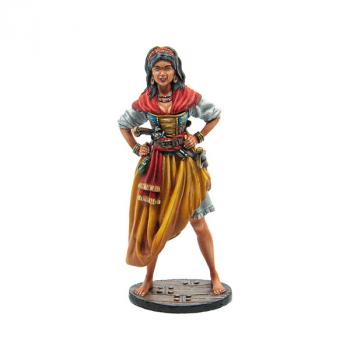 Young Female Pirate--single figure standing arms akimbo Young Female Pirate--single figure standing arms akimbo #50034