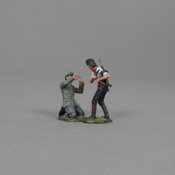 Image of Colette Pistol Whipping SS Officer (Black Hair)--two figures -- FOUR IN STOCK.