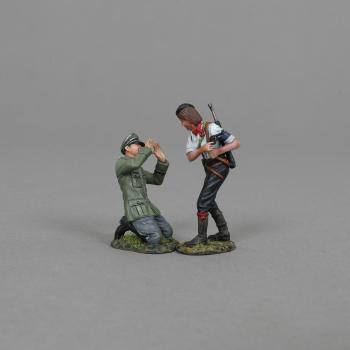 Image of Elise Pistol Whipping SS Officer (Brunette)--two figures -- FOUR IN STOCK.