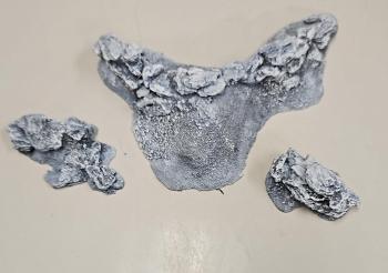 Winter Rock Outcroppings--three pieces--RETIRED--LAST ONE!! #50101