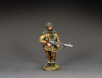 Patrolling Para Bren Gunner--single WWII British Paratrooper figure #50119