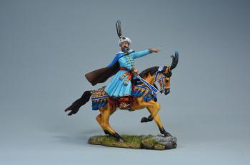 The Grand Vizier Kara Mustafa, Ottoman Empire--single mounted figure pointing forward #50170