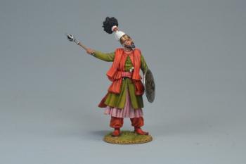 The Bascavus Janissary Officer (olive drab green robe), Ottoman Empire--single figure #50172