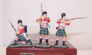 Image of British 92nd Foot--three figures--RETIRED--LAST ONE!!