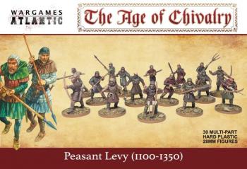 Image of 28mm Peasant Levy (1100-1350)--30 multi-part figures