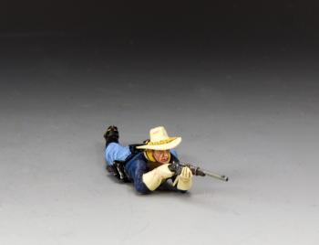 Trooper Lying Prone Firing Carbine, John Ford's Cavalry--single figure #50246