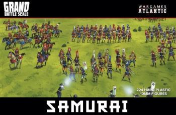 Samurai, Grand Battle Scale--224 hard plastic 10mm figures multi-part hard plastic figures Samurai, Grand Battle Scale--224 hard plastic 10mm figures multi-part hard plastic figures #50264