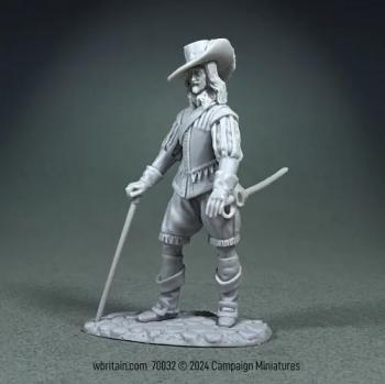 Image of British King Charles I Kit--1/30 Scale Resin and Metal Kit; Unpainted, Unassembled