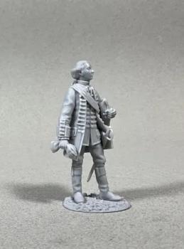 Image of British General Wolfe, 1759 Kit--1/30 Scale Resin and Metal Kit; Unpainted, Unassembled