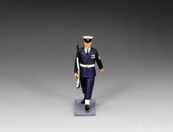 Royal Navy Petty Officer Marching with SLR--single figure #50365