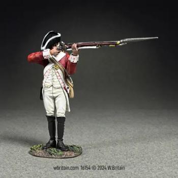 Image of British 43rd Regiment of Foot, Standing Firing, 1780--single figure