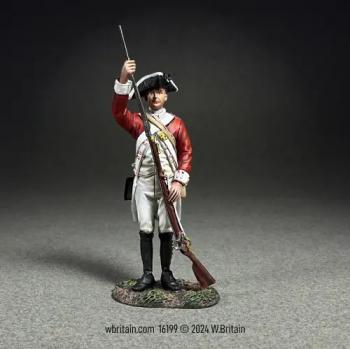 Image of British 43rd Regiment of Foot, Ramming Cartridge, 1780--single figure