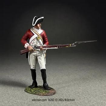 Image of British 43rd Regiment of Foot Defending, 1780--single figure