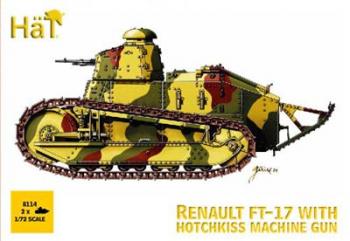 FT-17 Tank with Hotchkiss machine gun--2 Tanks FT-17 Tank with Hotchkiss machine gun--2 Tanks #10292