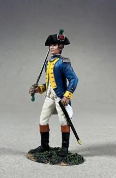 French Royal Deux-Ponts Officer, 1781--single figure French Royal Deux-Ponts Officer, 1781--single figure #50391