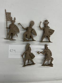 Russian-made Knights of the Early Middle Ages--five figures in five poses--RETIRED--LAST ONE!! #50407