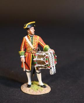 Image of Drummer, Lally's (Irish) Regiment, The French Army, The Battle of Wandewash, The Third Carnatic War, 22nd January 1760, The Seven Years War, 1756-1763--single figure